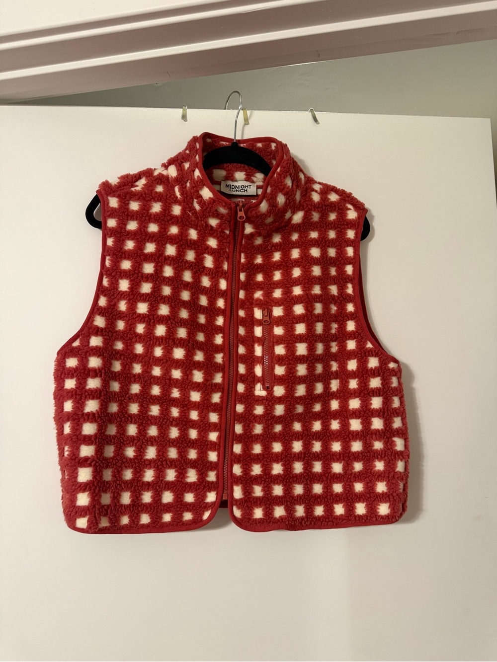 Midnight Lunch Checkered Vest